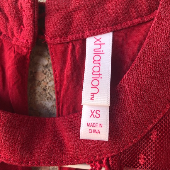 NWOT Red Shift Dress - Picture 6 of 11